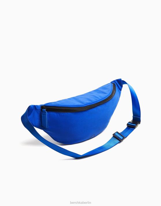 Blau Bershka Männer technische Gürteltasche H00J3596