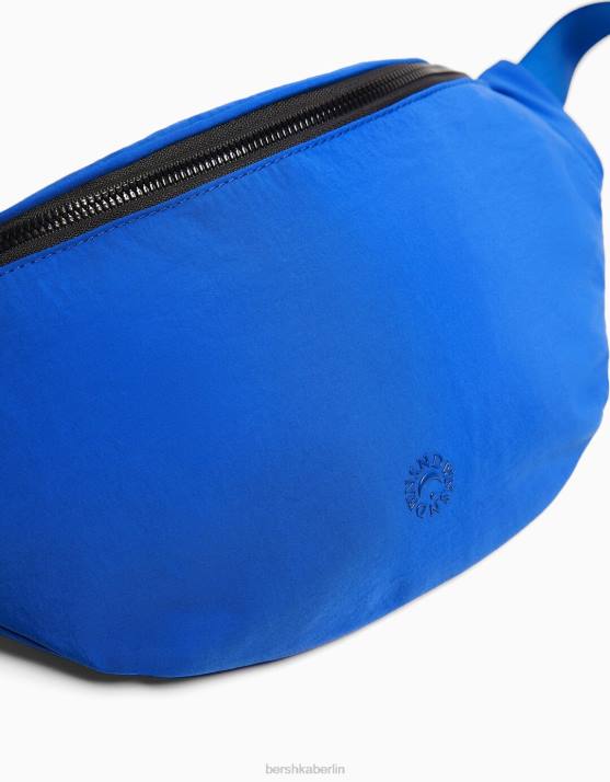 Blau Bershka Männer technische Gürteltasche H00J3596