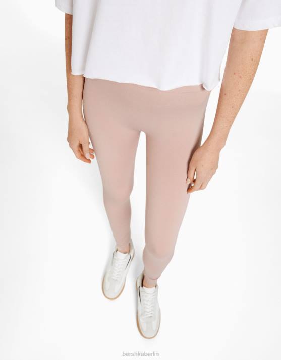 Rosa Bershka unisex Nahtlose Push-up-Leggings H00J3898