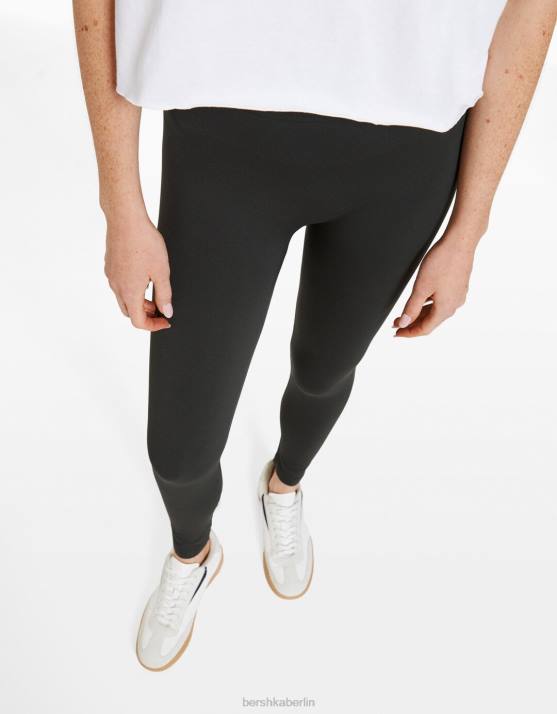 dunkelgrau Bershka unisex Nahtlose Push-up-Leggings H00J3897