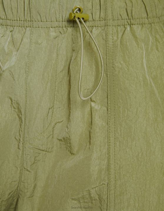 khaki Bershka unisex Nylon-Fallschirmhose H00J3885