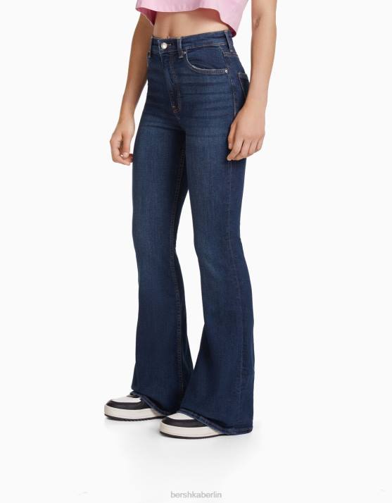 Marine Bershka unisex Schlagjeans H00J3929