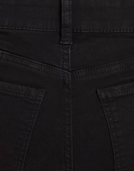 Schwarz Bershka unisex Push-up-Röhrenjeans H00J3972