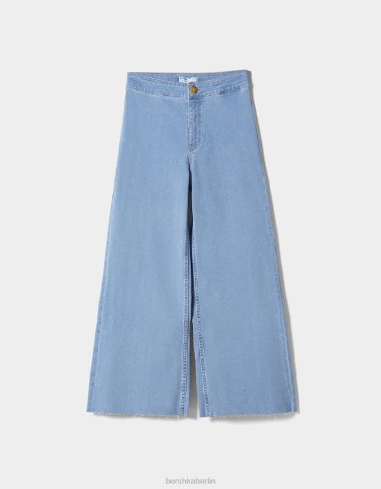 hellblau Bershka unisex Jeans-Culottes H00J3926