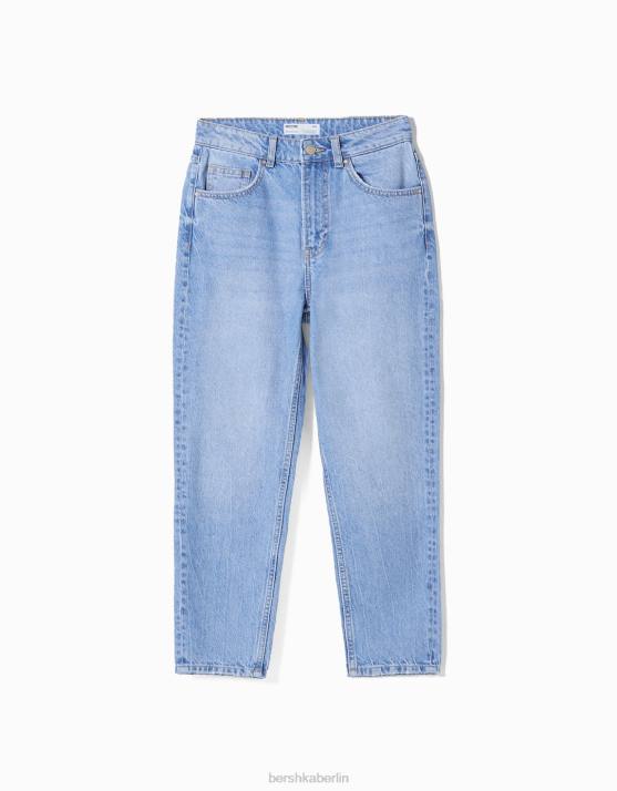 hellblau Bershka unisex Mom-Jeans H00J3938