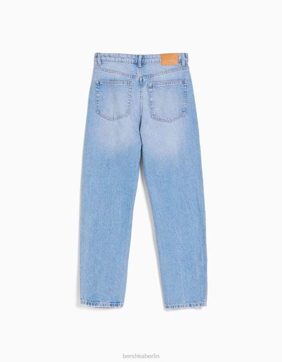 hellblau Bershka unisex Mom-Jeans H00J3938