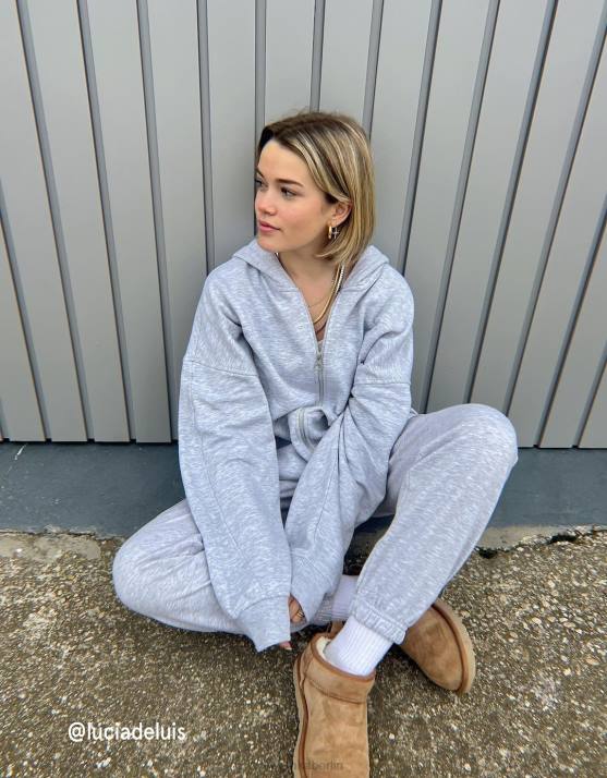 grau Bershka unisex Übergroßer Kapuzenpullover mit Reißverschluss H00J4126