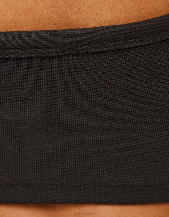 dunkelgrau Bershka unisex Kurzes Tanktop H00J3752