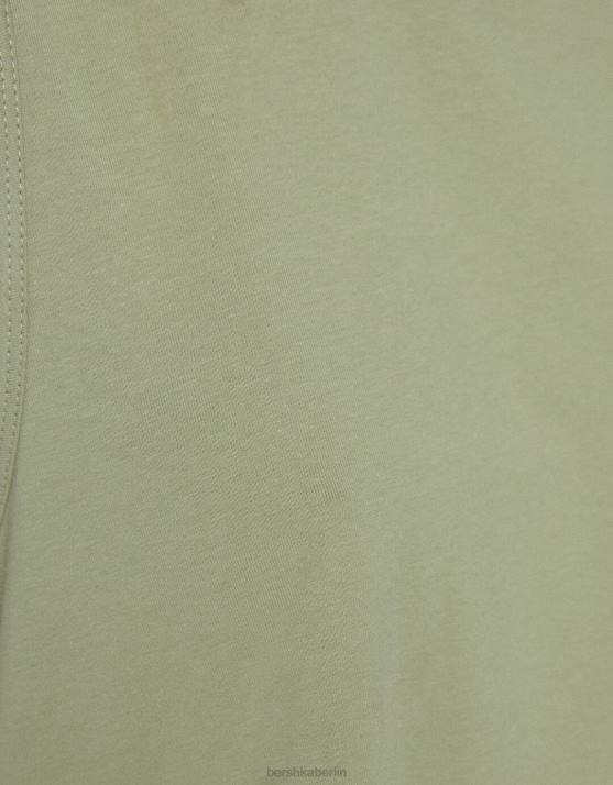 khaki Bershka unisex Muskelshirt H00J3778