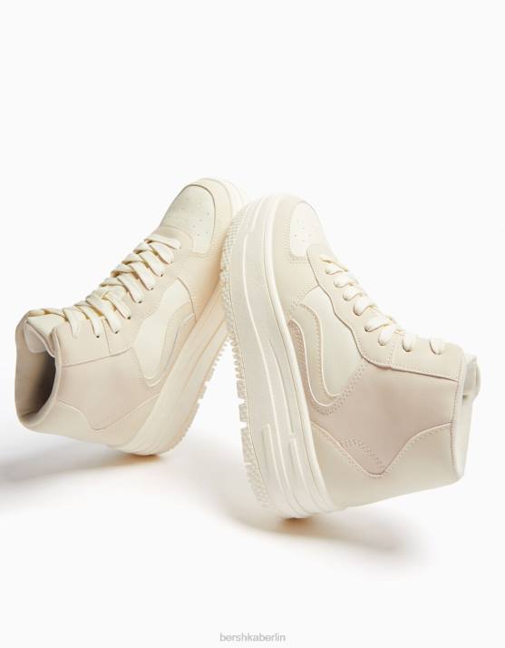 andere Bershka unisex kontrastierende High-Top-Sneaker H00J4185