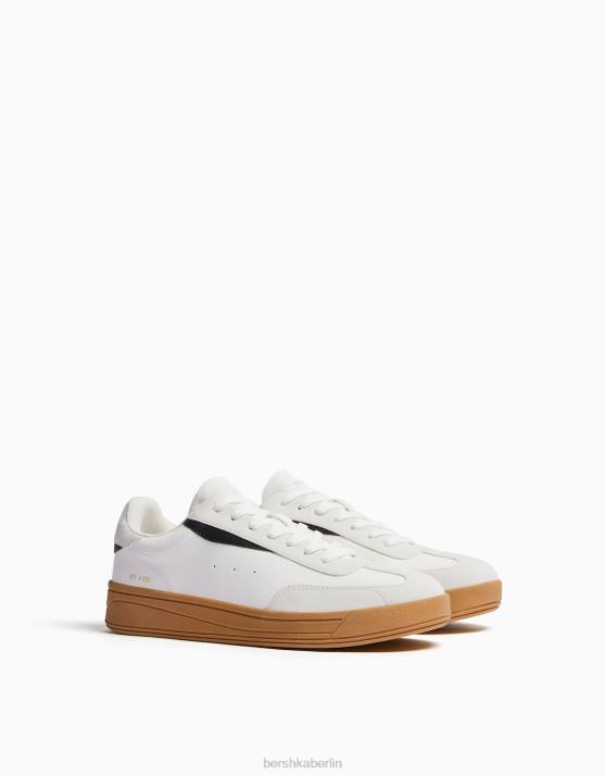 mehrfarbig Bershka unisex Sneaker im Retro-Stil H00J4188