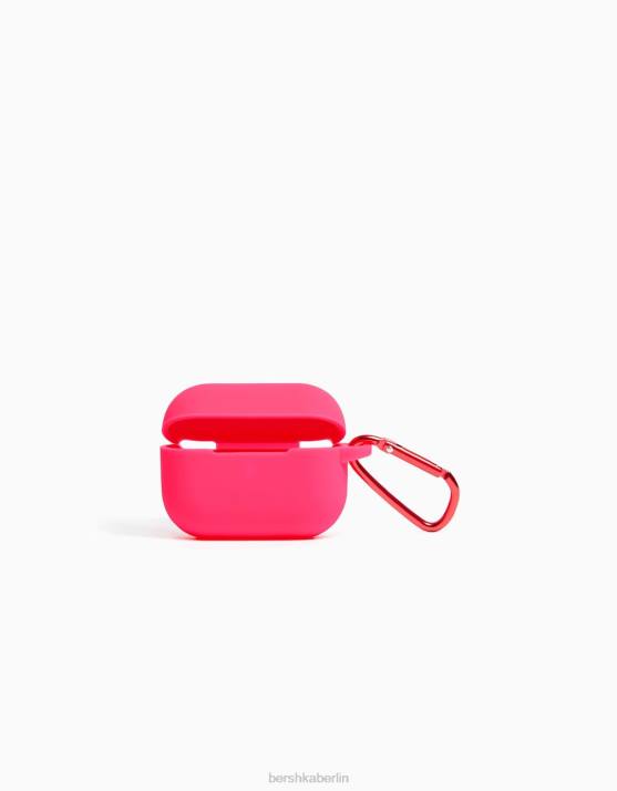 Fuchsie Bershka unisex Einfache Airpods-Hülle H00J4215