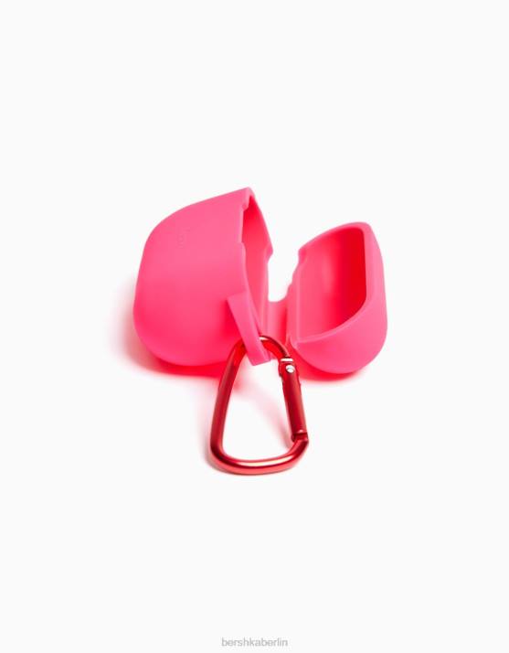 Fuchsie Bershka unisex Einfache Airpods-Hülle H00J4215