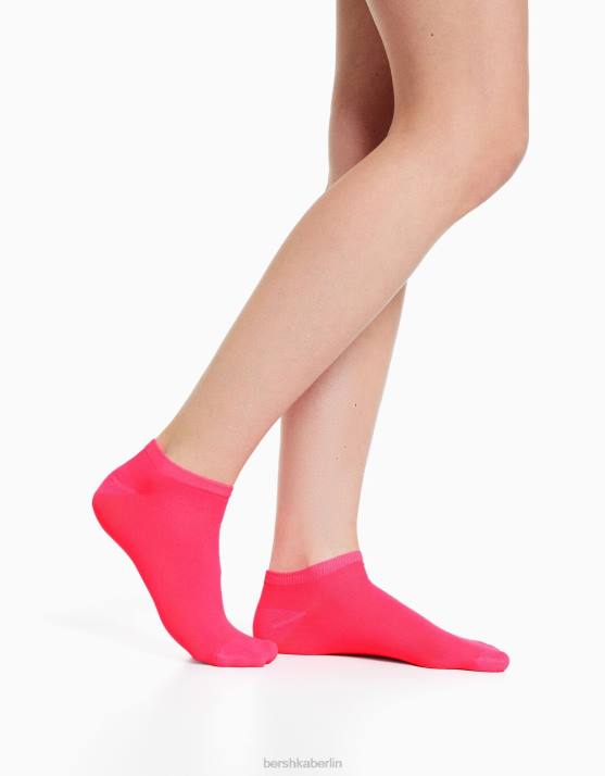 Gelb Bershka unisex Packung mit 4 bestickten Socken H00J4234