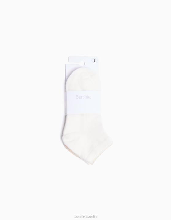 Sand Bershka unisex 4er-Pack Knöchelsocken H00J4236