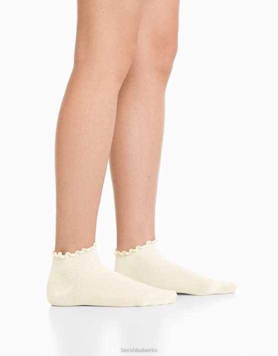 Schwarz Bershka unisex Set mit 3 Söckchen H00J4208