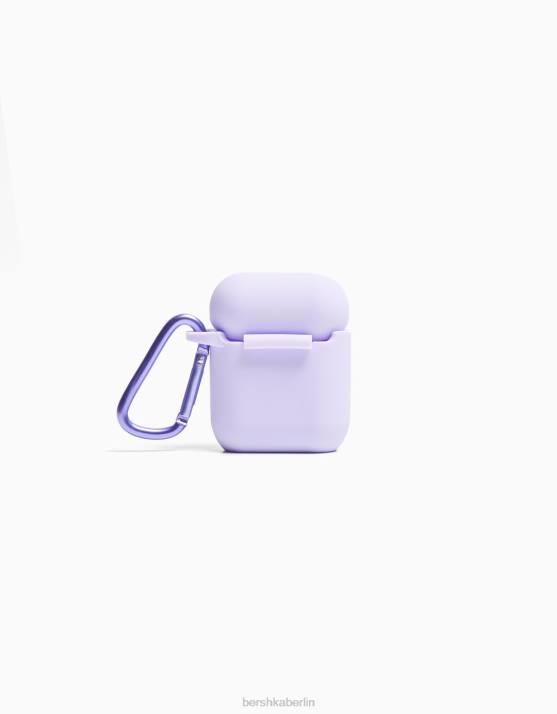 violett Bershka unisex Einfache Airpods-Hülle H00J4214