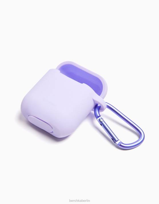 violett Bershka unisex Einfache Airpods-Hülle H00J4214